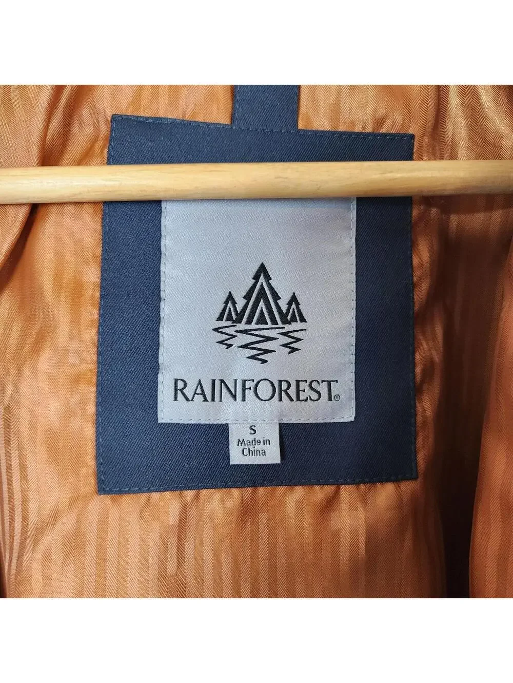 Rainforest Drylander Tech Mens Blue Indigo Softshell Jacket Small NWT Gorpcore